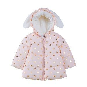 Rokka&Rolla Baby Girls Puffer Jacket Fleece Winter Coat